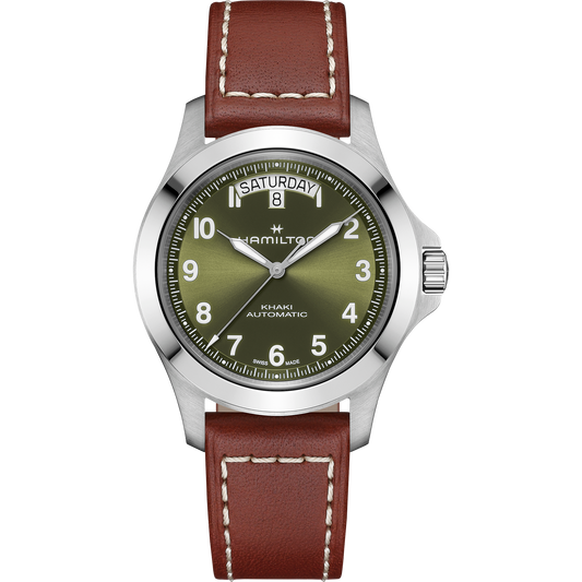 Hamilton Khaki Field King Day-Date 40mm Green Dial Men's Watch H64475560