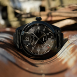Hamilton Khaki Field Quartz 40mm Black Dial Men's Watch H68401735