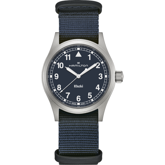 Hamilton Khaki Field Quartz 38mm Blue Men's Watch H69401940