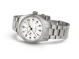 Hamilton Khaki Field Mechanical Power Reserve 40mm White Dial Men's Watch H69509110