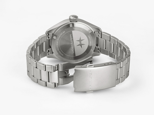 Hamilton Khaki Field Mechanical Power Reserve 40mm Black Dial Men's Watch H69509130