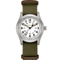 Hamilton Khaki Field Mechanical 42mm White-Green Men's Watch H69529913