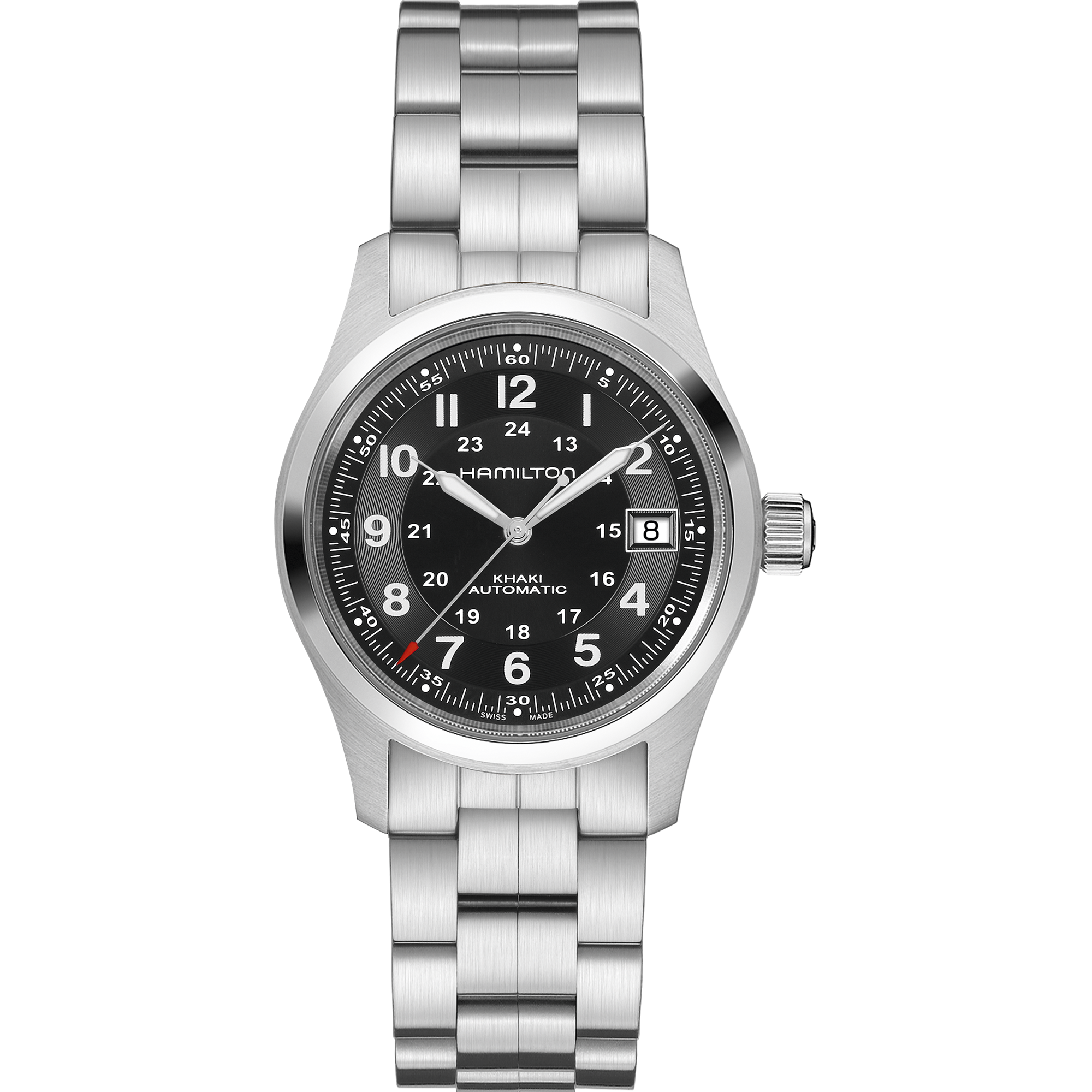 Hamilton Khaki Field Auto 38mm Black Dial Men's Watch H70455133