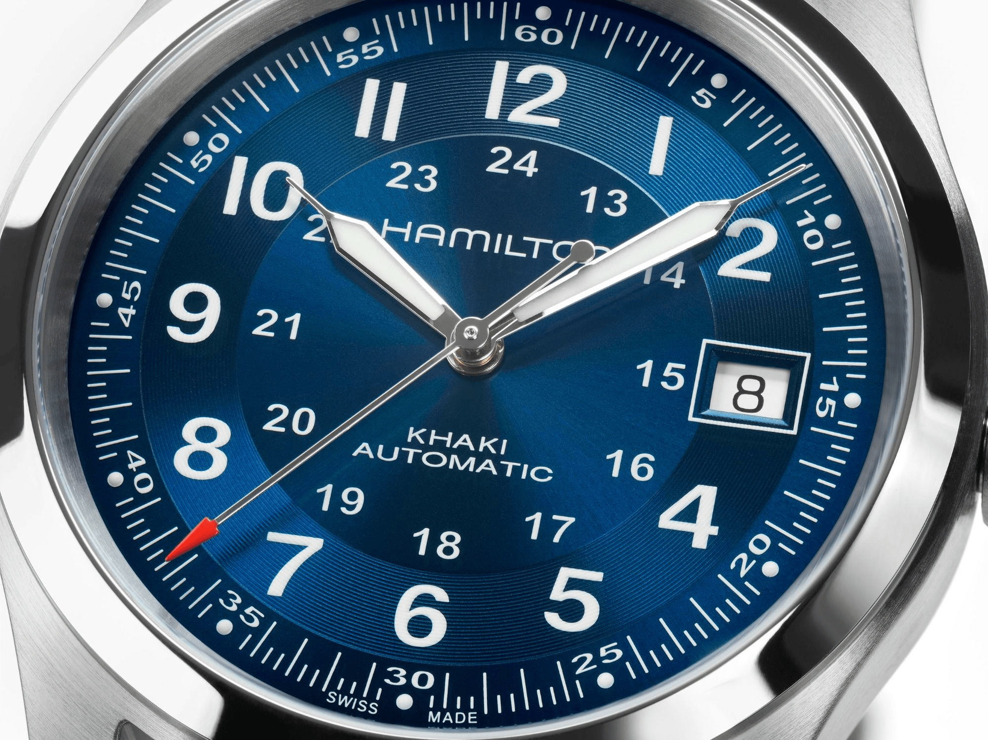 Hamilton Khaki Field Auto 38mm Blue Dial Men's Watch H70455140
