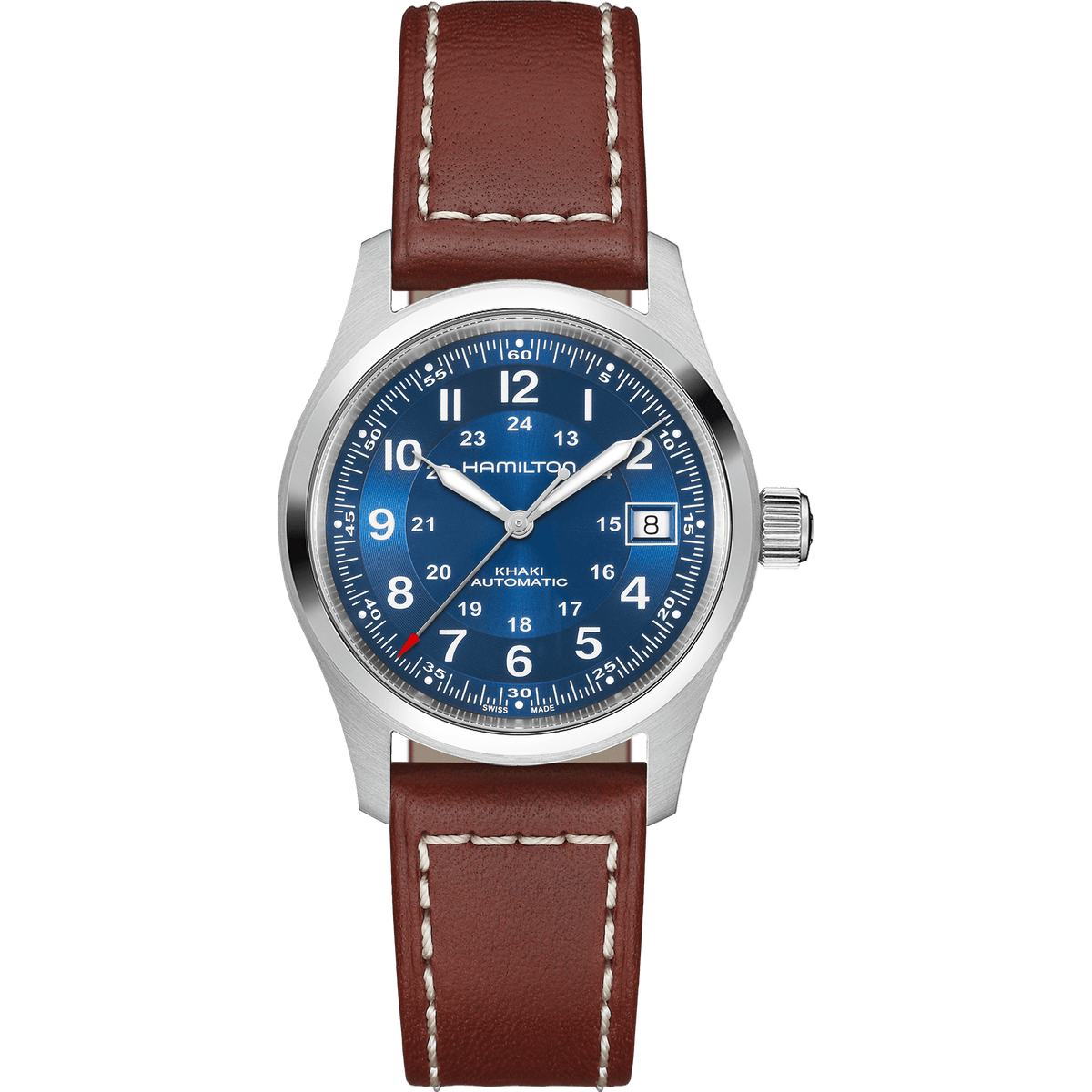 Hamilton Khaki Field Auto 38mm Blue Dial Men's Watch H70455540