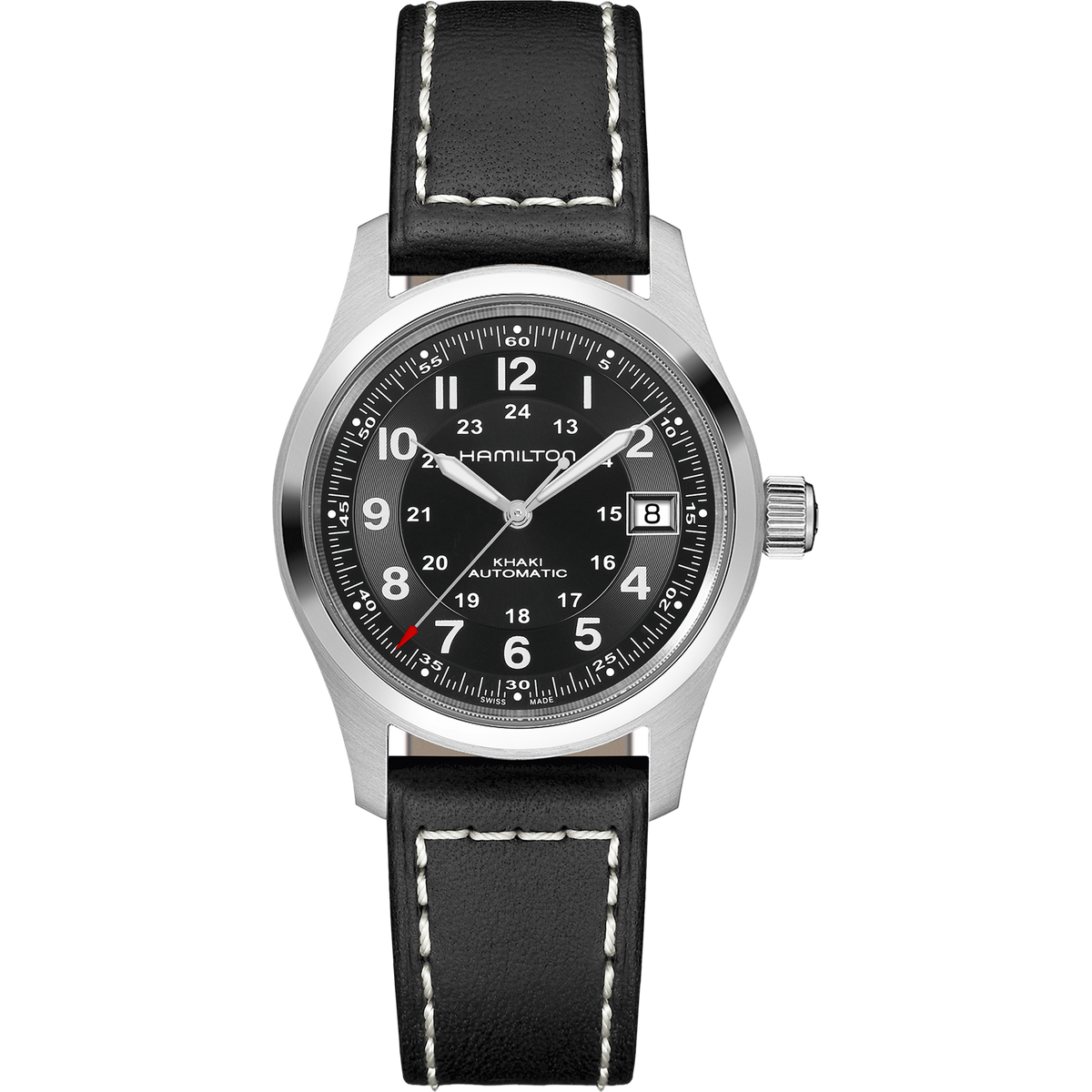 Hamilton Khaki Field Auto 38mm Black Dial Men's Watch H70455733