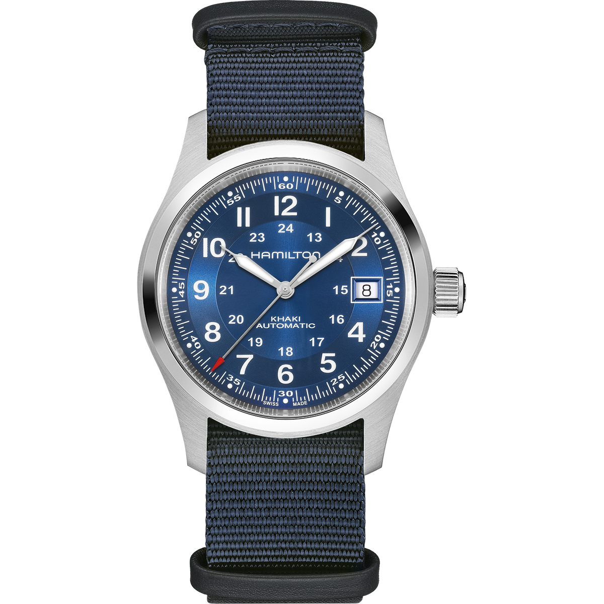 Hamilton Khaki Field Auto 38mm Blue Dial Men's Watch H70455940
