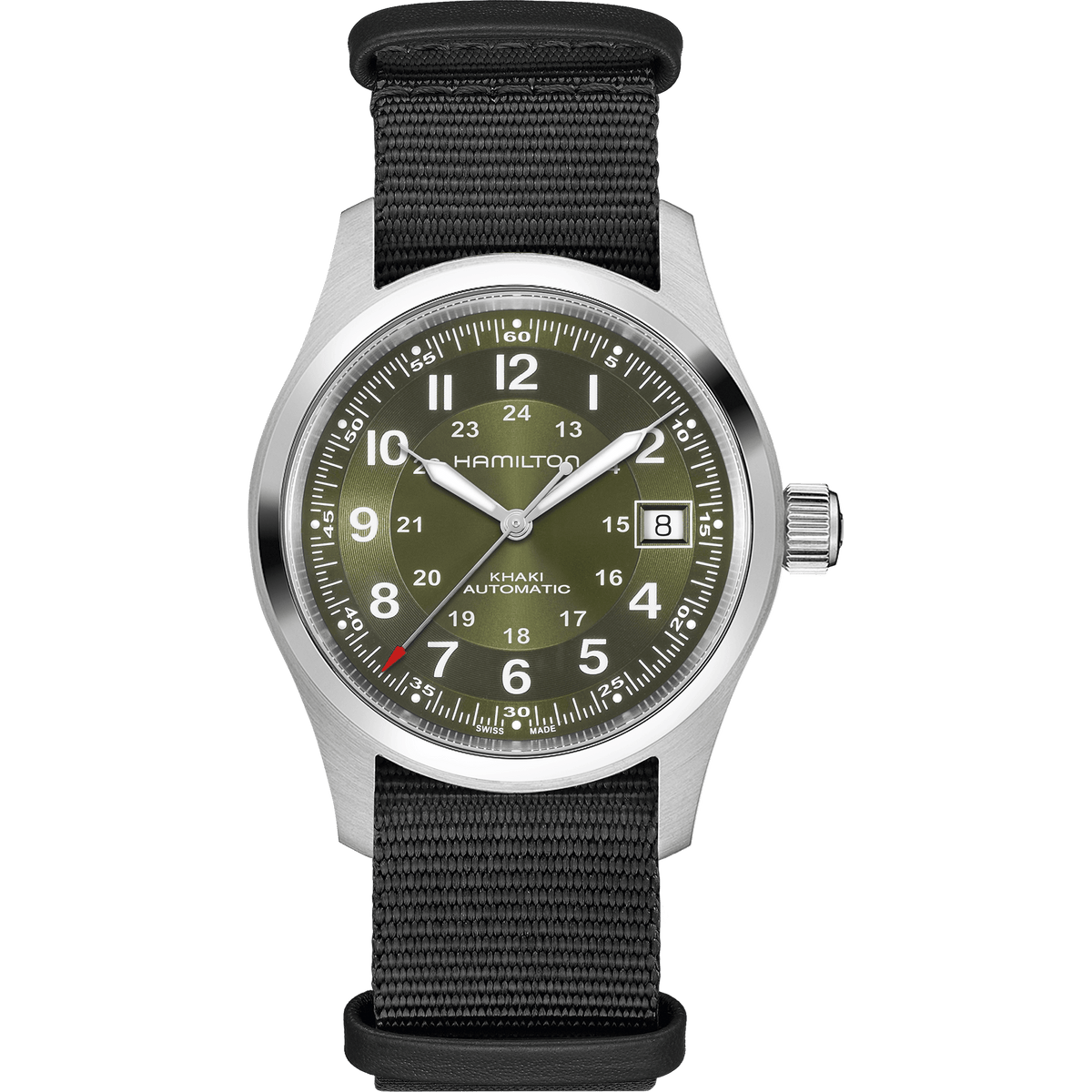 Hamilton Khaki Field Auto 38mm Green Dial Men's Watch H70455960