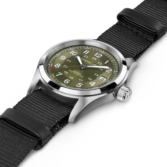 Hamilton Khaki Field Auto 38mm Green Dial Men's Watch H70455960