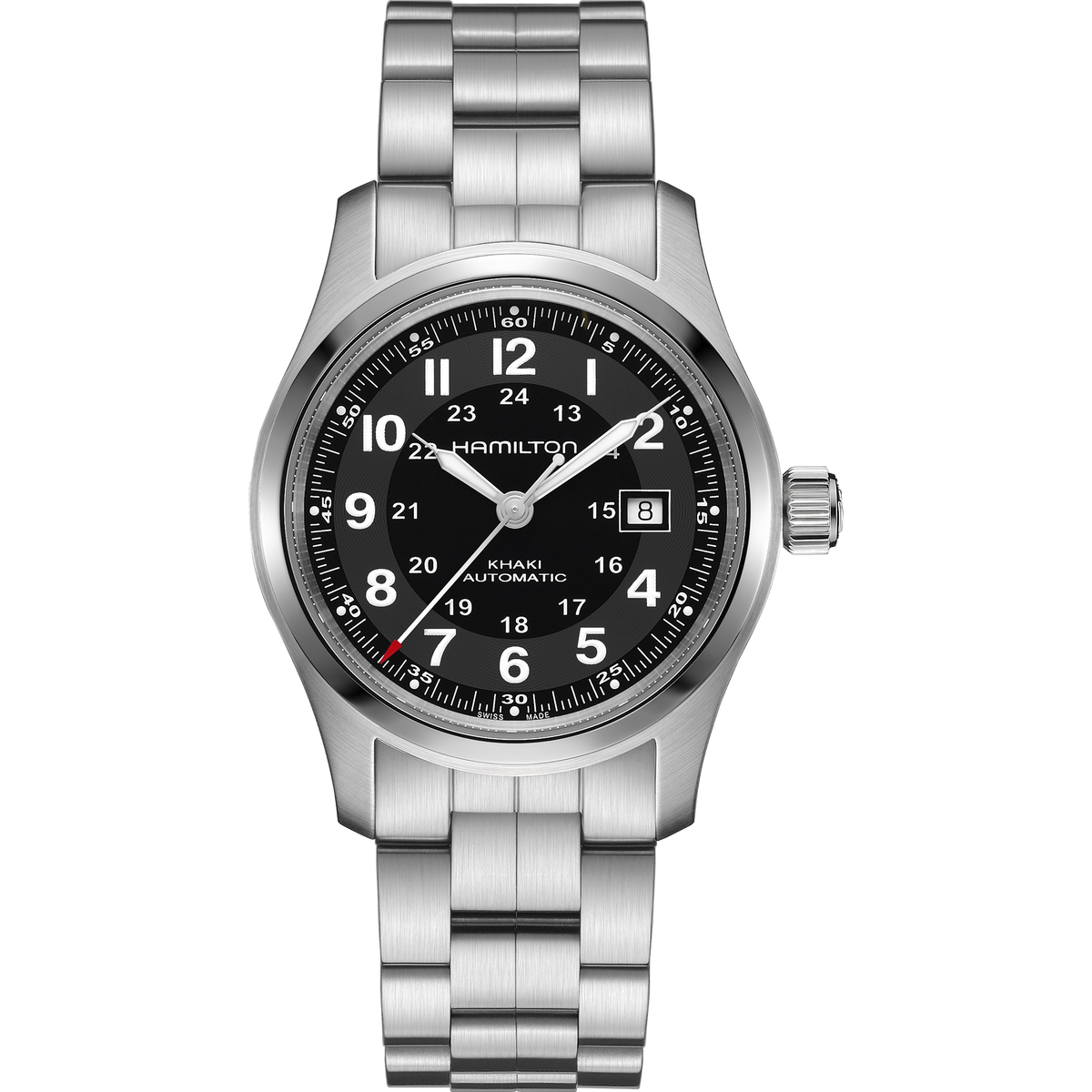 Hamilton Khaki Field Auto 42mm Black Dial Men's Watch H70515137