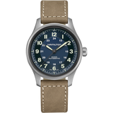 Hamilton Khaki Field Titanium 42mm Blue Dial Men's Watch H70545540