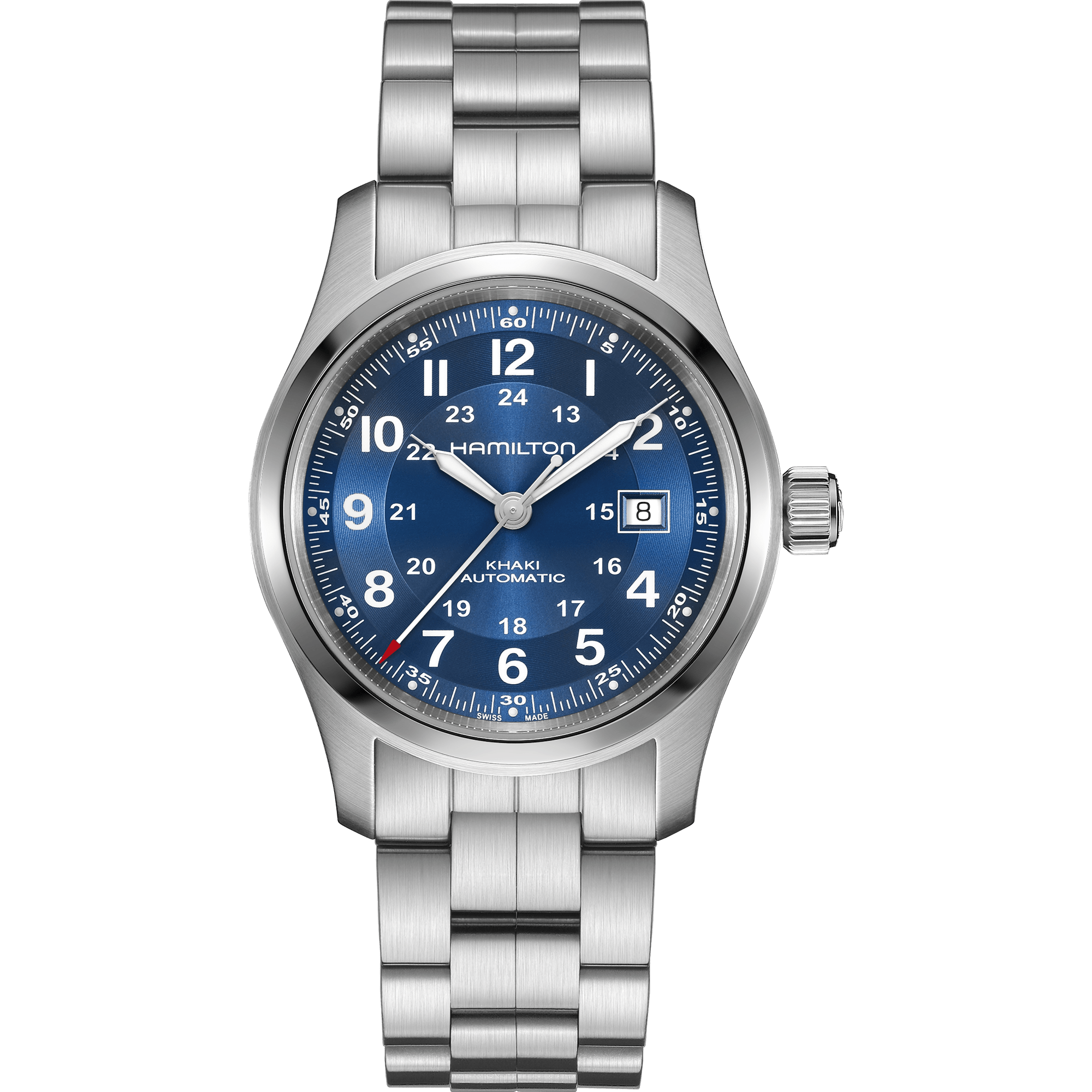 Hamilton Khaki Field Auto 42mm Blue Dial Men's Watch H70605140
