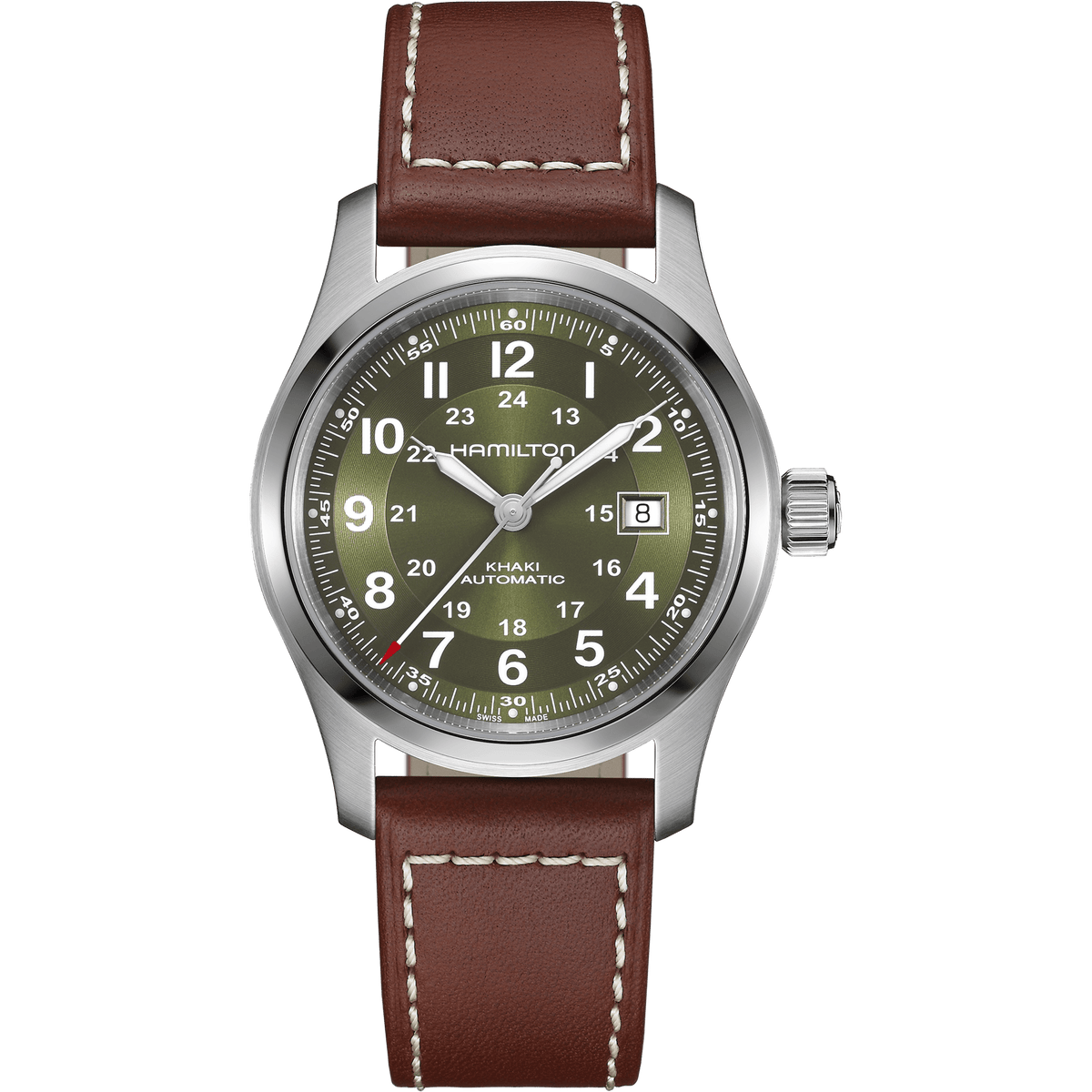 Hamilton Khaki Field Auto 42mm Green Dial Men's Watch H70605560