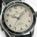Hamilton Khaki Aviation Pilot Pioneer 38mm White Dial Men's Watch H76255810