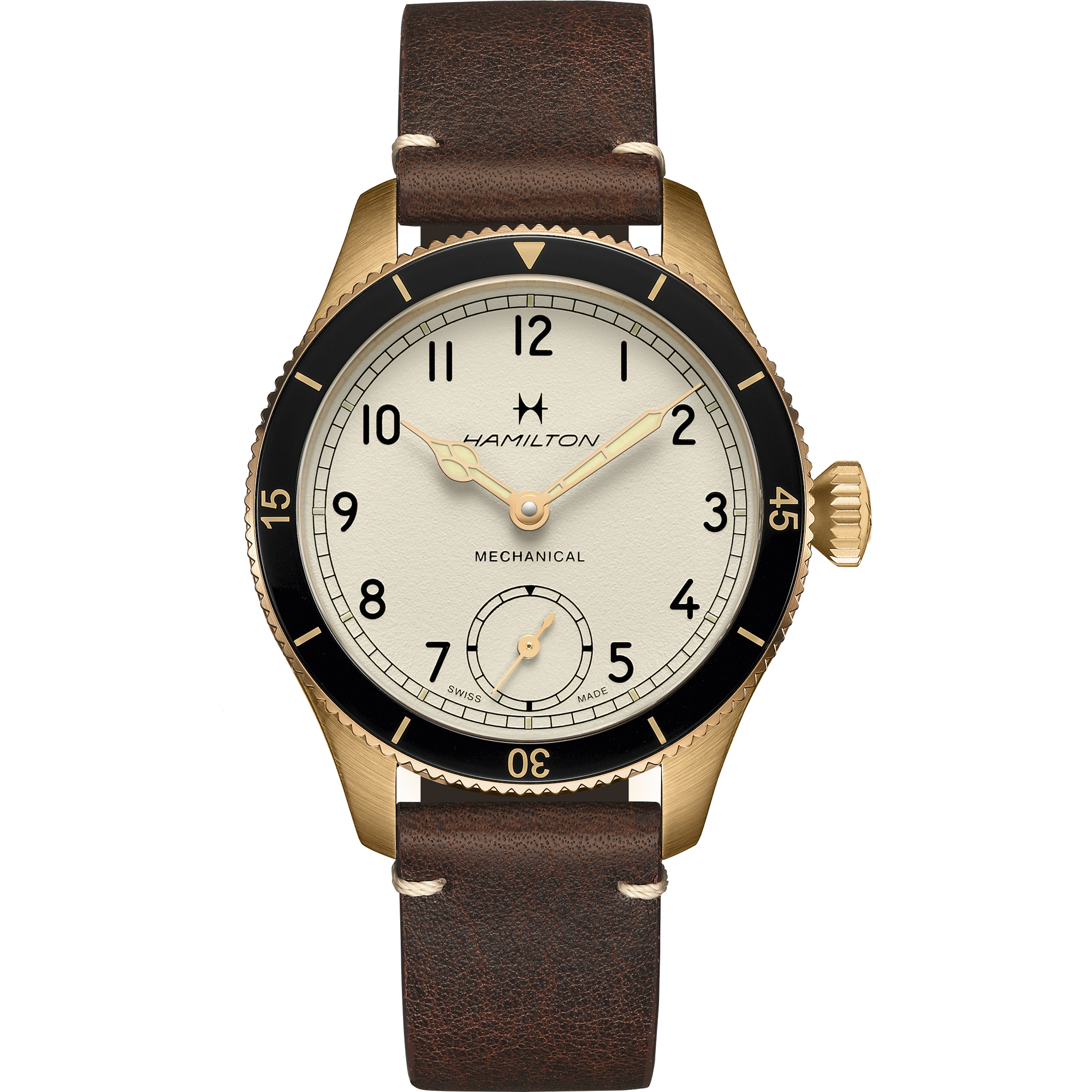 Hamilton Khaki Aviation Pilot Pioneer Mechanical 43mm White Dial Men's Watch H76709510