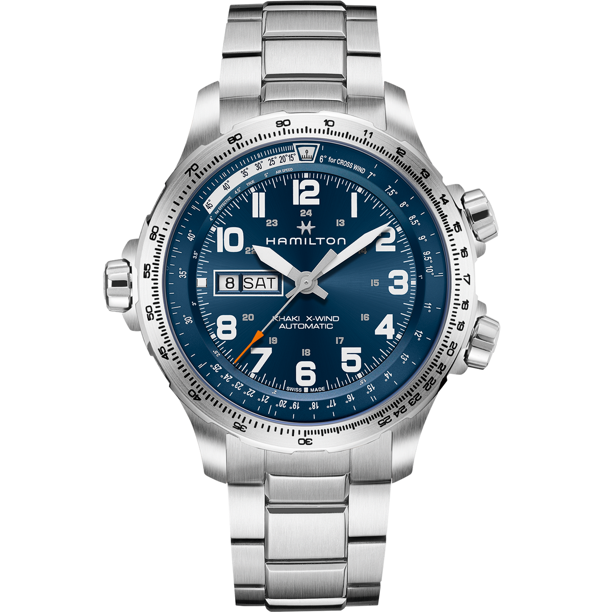 Hamilton Khaki Aviation X-Wind Day Date 45mm Blue Dial Men's Watch H77765141