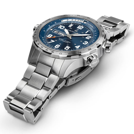 Hamilton Khaki Aviation X-Wind Day Date 45mm Blue Dial Men's Watch H77765141