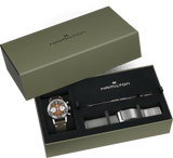 Hamilton American Classic Intra-Matic Chronograph H 40mm Brown Dial Men's Watch H38429591