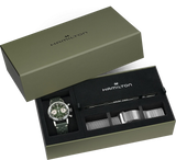 Hamilton American Classic Intra-Matic Chronograph H 40mm Green Dial Men's Watch H38429861