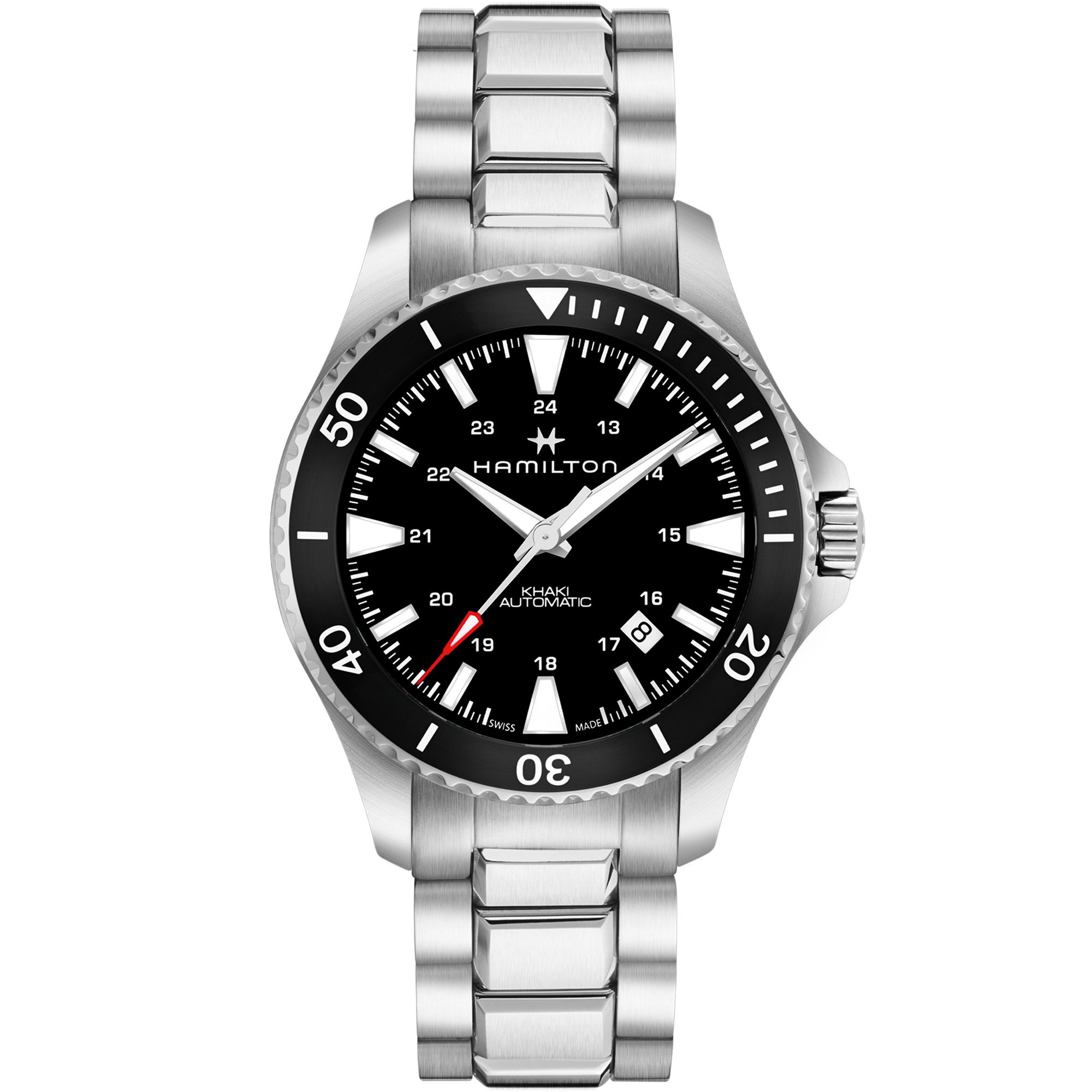 Hamilton Khaki Navy Scuba Auto 40mm Black Dial Men's Watch H82335131