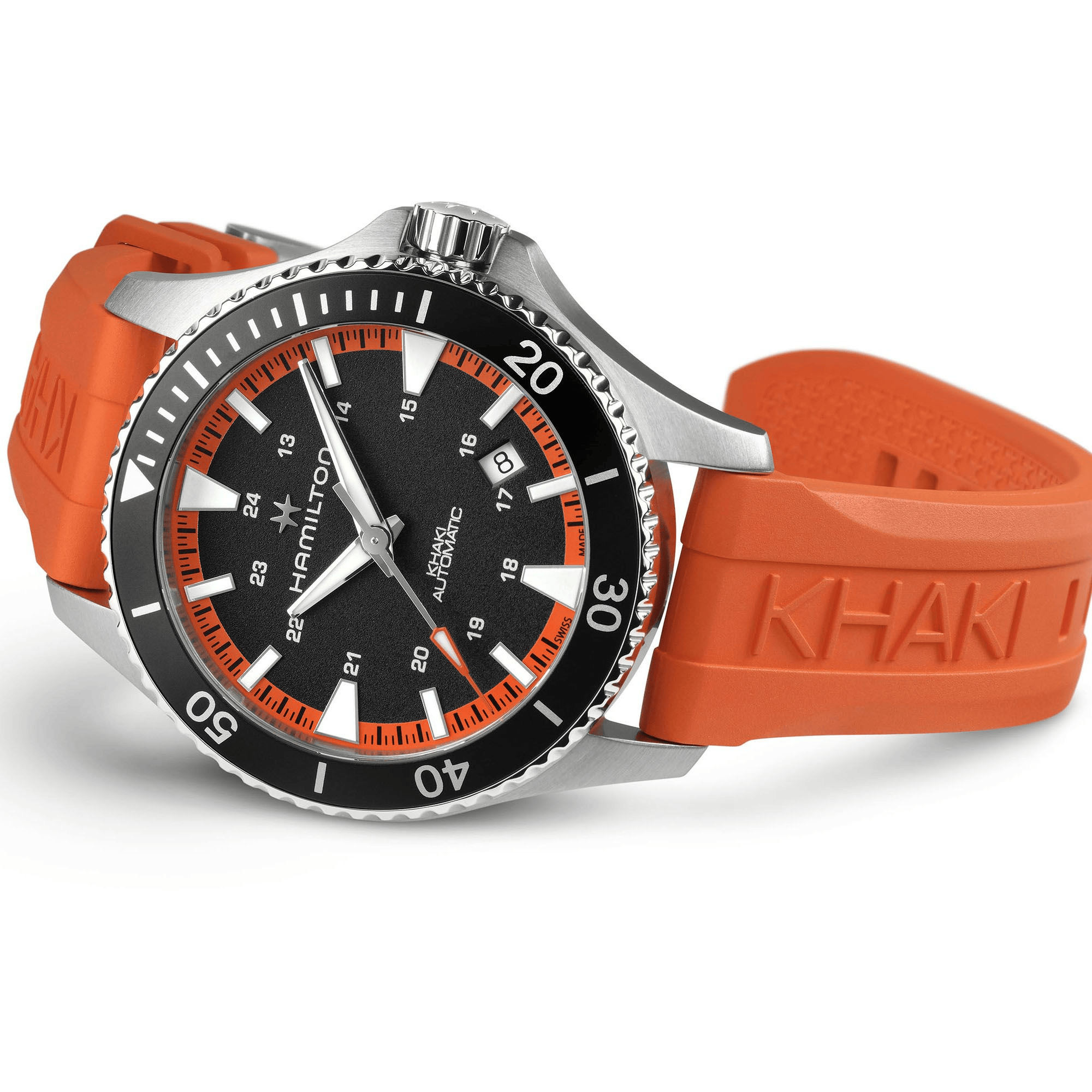 Hamilton Khaki Navy Scuba Auto 40mm Black Dial Men's Watch H82395331