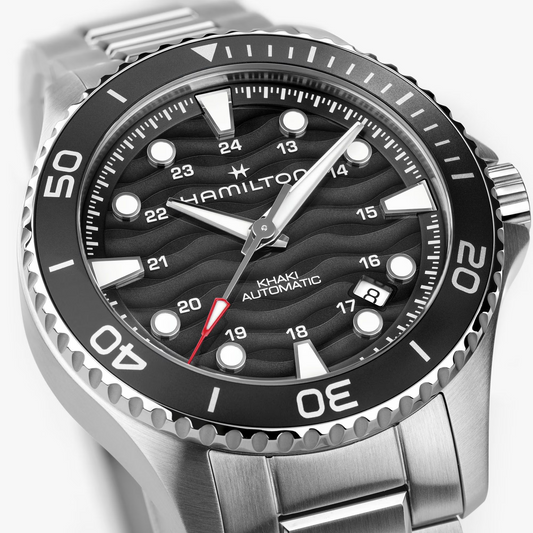 Hamilton Khaki Navy Scuba Auto 40mm Black Dial Men's Watch H82415130