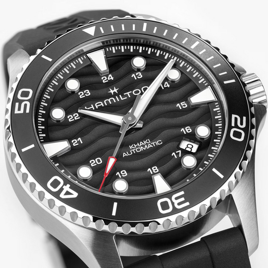 Hamilton Khaki Navy Scuba Auto 40mm 40mm Black Dial Men's Watch H82415330