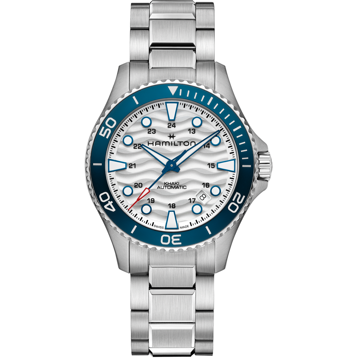 Hamilton Khaki Navy Scuba Auto 40mm White Dial Men's Watch H82425110