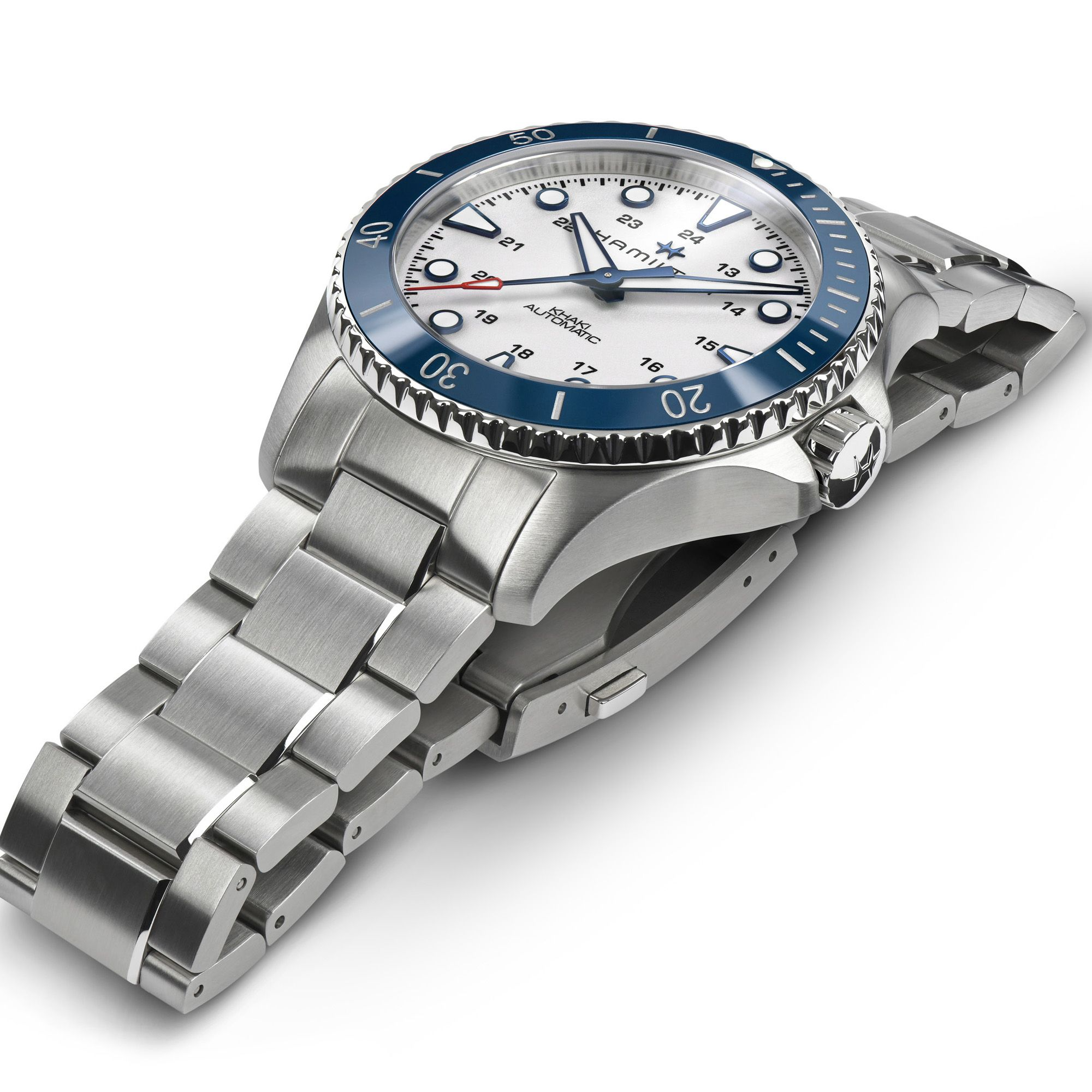 Hamilton Khaki Navy Scuba Auto 43mm Silver Dial Men's Watch H82505150