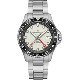 Hamilton Khaki Navy Scuba Automatic GMT 43mm Silver Dial Men's Watch H82555150