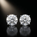 6 Carat Diamond Stud Earrings