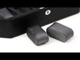 WOLF Windsor 5 Piece Watch Box Black 4583029