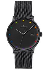 Junghans FORM A Bauhaus Edition 39.3mm Black Dial Men's Watch 27/4533.44
