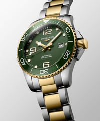 Longines HydroConquest 43mm Green-Gold Steel Men's Watch L37823067