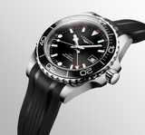 Longines HydroConquest GMT 41mm Black Rubber Men's Watch L37904569
