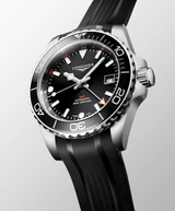Longines HydroConquest GMT 41mm Black Rubber Men's Watch L37904569