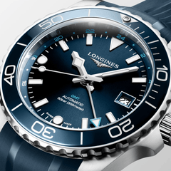 Longines HydroConquest GMT 41mm Blue Rubber Men's Watch L37904969