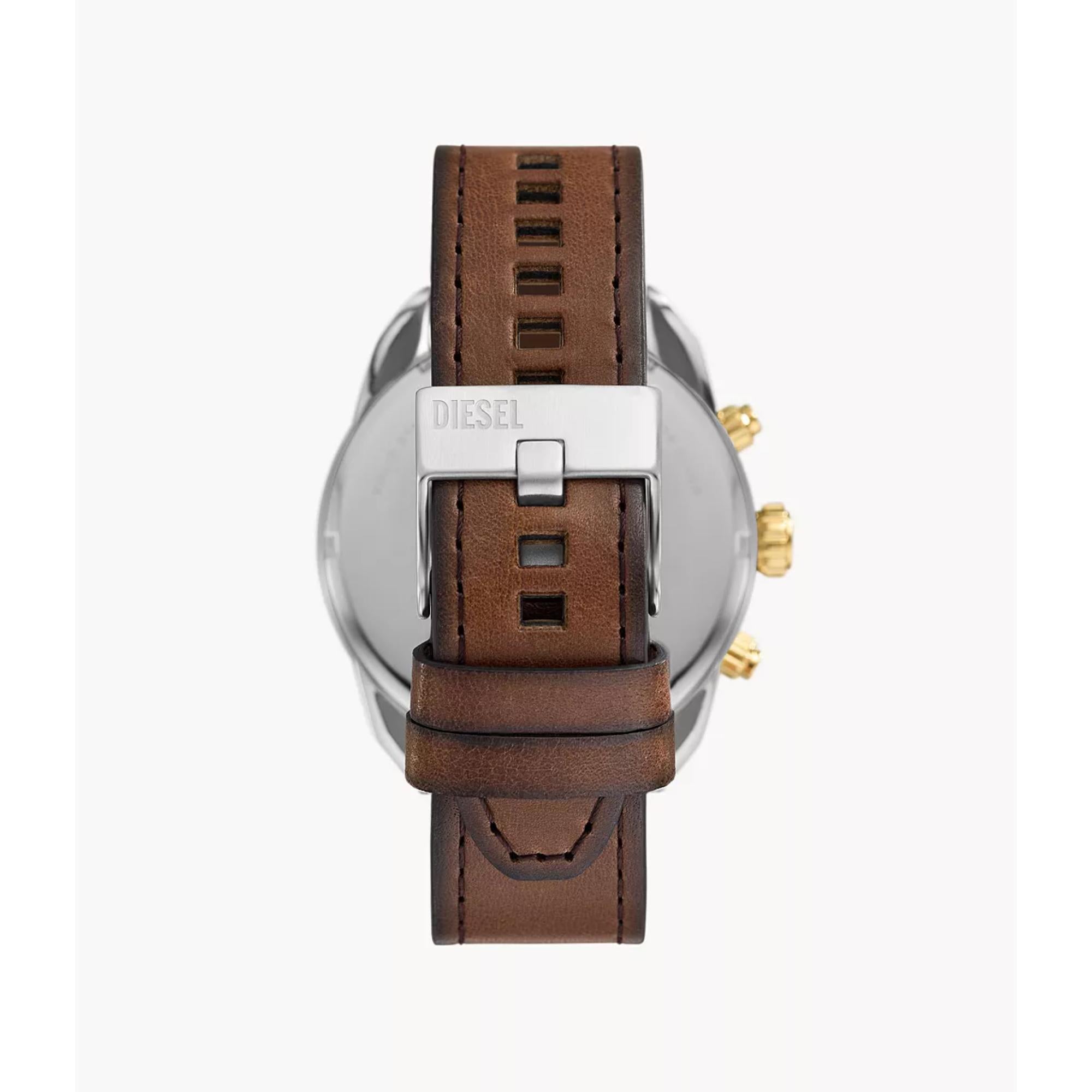 Diesel Spiked 49mm Silver Dial Men's Watch DZ4665
