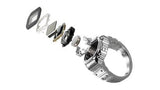 Casio Ring Watch 19.5mm Silver Dial Unisex Watch CRW001-1