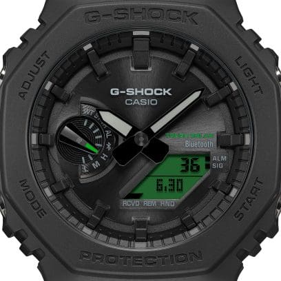 G-Shock Analog-Digital 2100 45mm Black Dial Men's Watch GAB2100BEG1A