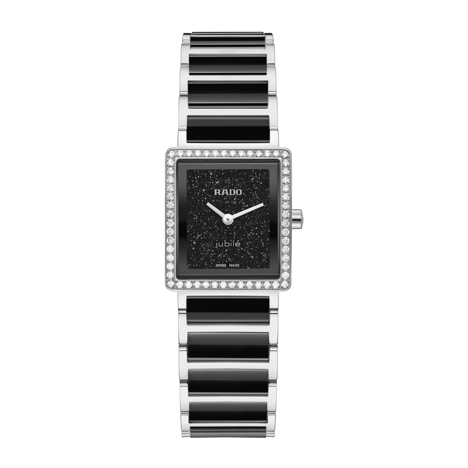 RADO Integral Diamonds 23mm Midnight Black Aventurine Dial Women's Watch R20249152