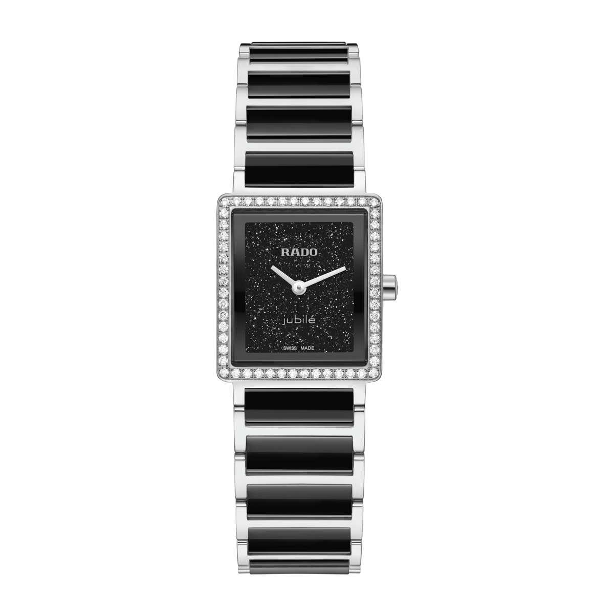 RADO Integral Diamonds 23mm Midnight Black Aventurine Dial Women's Watch R20249152