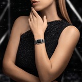 RADO Integral Diamonds 23mm Midnight Black Aventurine Dial Women's Watch R20249152