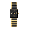 RADO Integral Diamonds 23mm Lacquered Black Dial Women's Watch R20252702