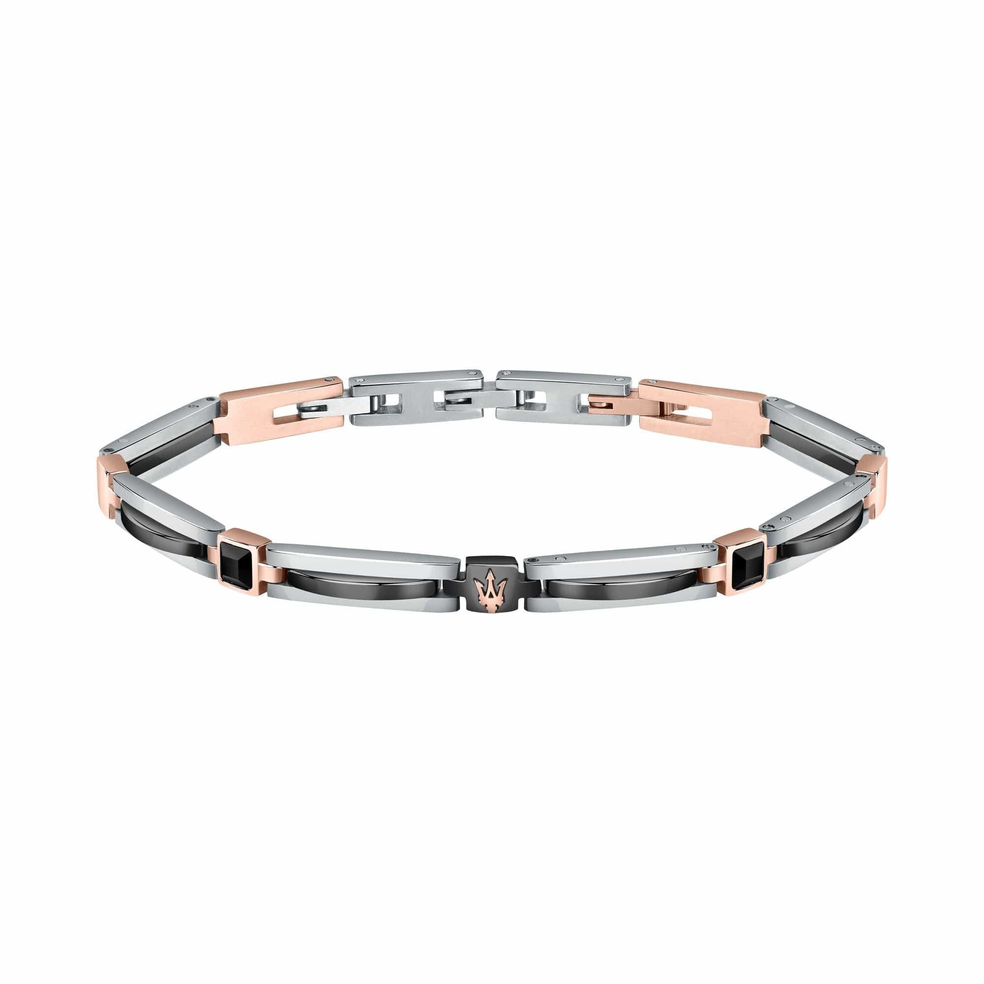 Maserati Ceramic Men's Stainless Steel Bracelet JM223ATZ19