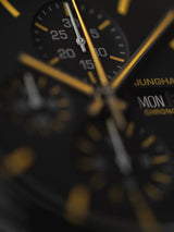 Junghans FORM A Chronoscope English Date 42mm Black Dial Men's Watch 27/4372.01