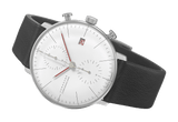 Junghans Max Bill Chronoscope Bauhaus 40mm Matt White Dial Men's Watch 27/4303.02
