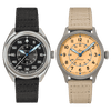 Laco Editions Pro-Lab 40mm Black and Sand Dial Men's Watch 862193
