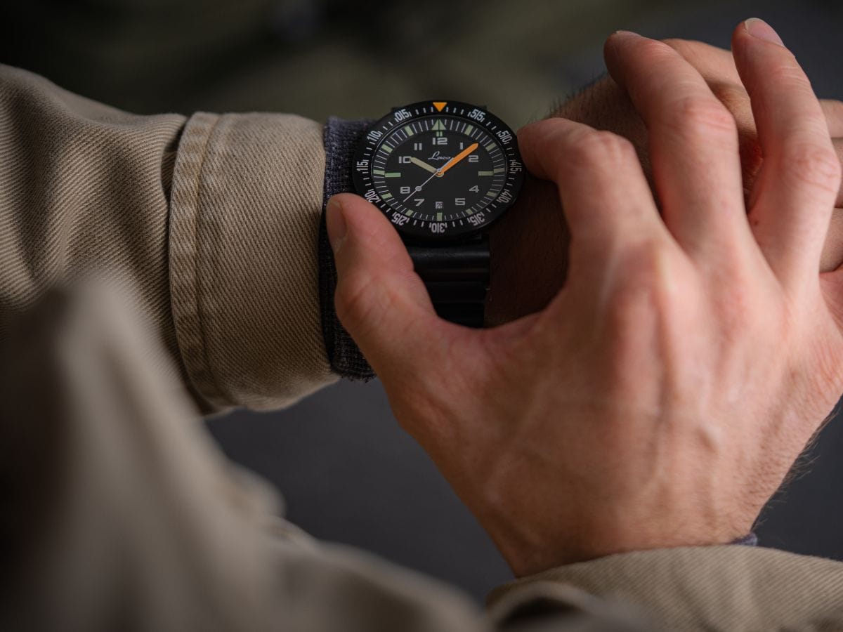 Laco Squad Watches Atacama.3 46mm Matte Black Dial Men's Watch 861632.3