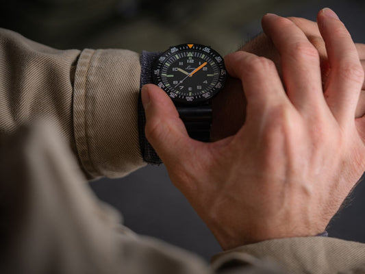 Laco Squad Watches Atacama.3 46mm Matte Black Dial Men's Watch 861632.3